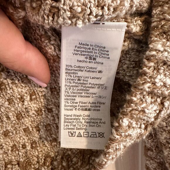 J. Crew Tweed Cardigan Sweater Lady Jacket Size Large Style# CD422 Slouchy - Picture 6 of 10